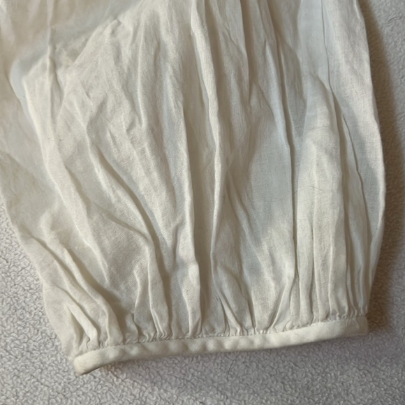 NWOT Charles Nolan off white blouse 100% cotton size 8 - Picture 6 of 6